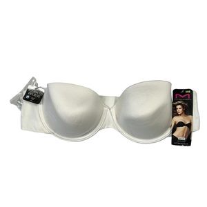 Maidenform Strapless Body Bra White Size 38B